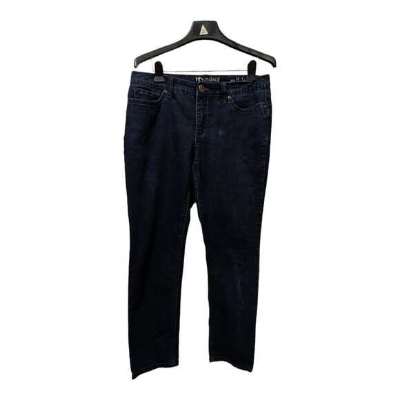 New Directions ND womens jeans  size 14Straight Leg  Midrise Stretch denim - Picture 1 of 7